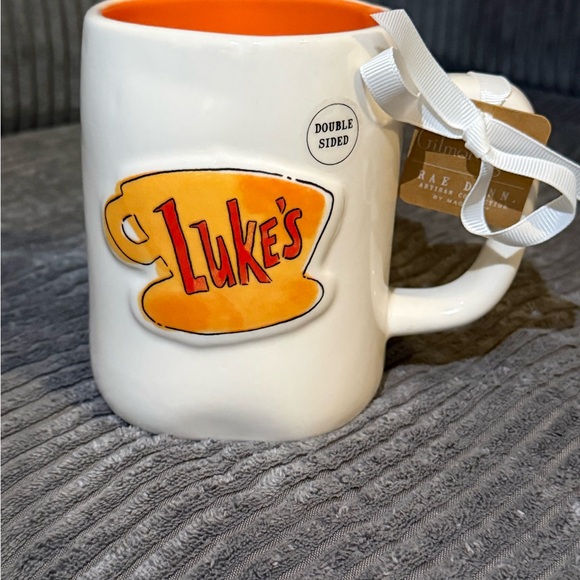 Rae Dunn x Gilmore Girls COFFEE COFFEE COFFEE Double-sided Mug NWT - Picture 3 of 8